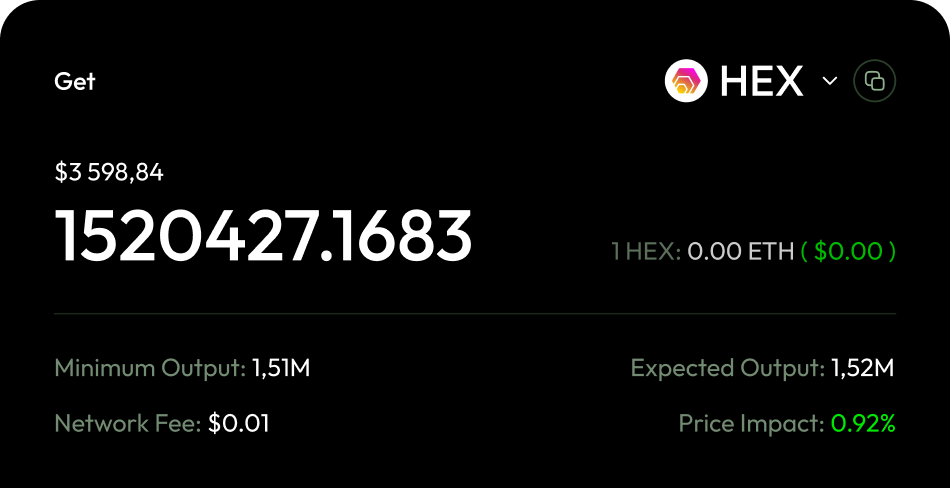 Instant Price Transparency card